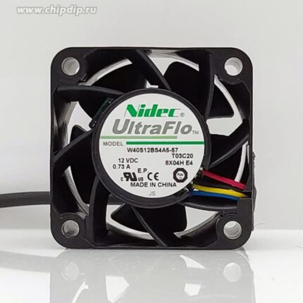 8010501225 Вентилятор Nidec Ultra W40S12BS4A5-57 40x28 12v 0.73A Hirschmann
