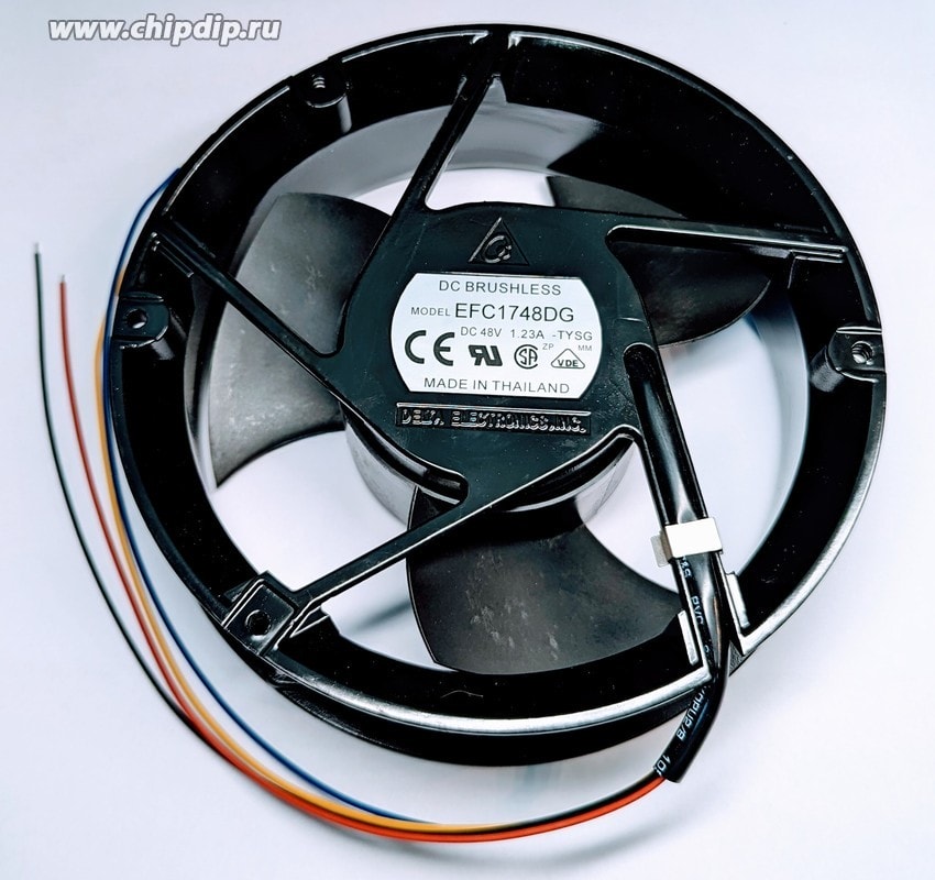 doc060266630 8043409542 Вентилятор Delta Electronics EFC1748DG -TYSG DC 48V 1.23A 172x50 4pin (КРУГ) () Hirschmann — изображение 1