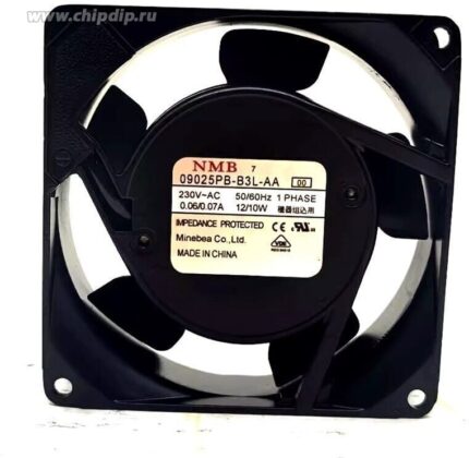 8028563428 Вентилятор NMB 09025PB-B3L-AA 230V AC 50/60Hz 0.085/0.07A 12/10W 90X25mm 2pin Hirschmann