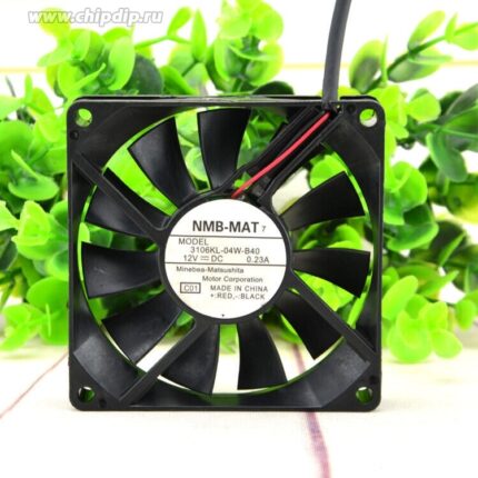 8029038841 Вентилятор NMB-MAT 3106KL-04W-B40 DC 12V 0.23A 80x15 2pin Hirschmann