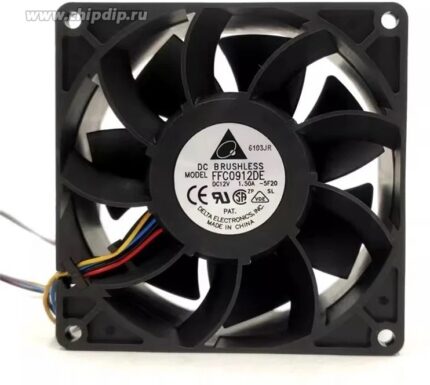 8035598261 Вентилятор Delta Electronics FFC0912DE -5F20 12V DC 1.50A 92X38 4pin () Hirschmann