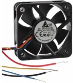 8005992803 AUC0512DB-AF00, Fan Tubeaxial 12VDC Square - 50mm L x 50mm H Superflo 20.2 CFM (0.566m³/min) 4 Wire Leads Hirschmann — изображение 2
