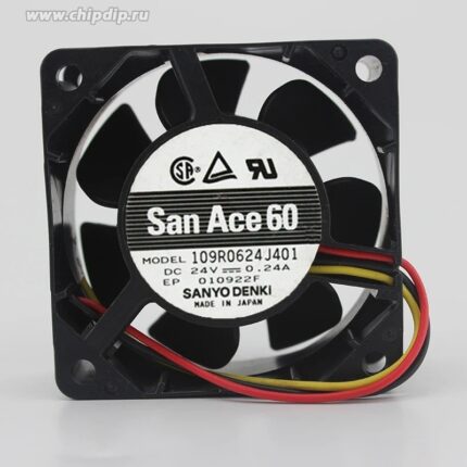 8036730794 Вентилятор Sanyo Denki San Ace 60 109R0624J401 24V DC 0.24A 60X25 3pin Hirschmann