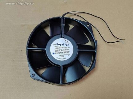 8017193120 Вентилятор Royal Fan TYPE UTAR795C-TP AC 200V 50/60Hz 36/31W 150x172x38 2pin Hirschmann