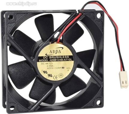 9001168135 AD0812XB-A71GL, Вентилятор 12V 0.55A 80X25 Hirschmann