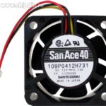 8016696967 Вентилятор Sanyo Denki San Ace 109P0412H731 12v 0.13A 3pin 40x20 Hirschmann