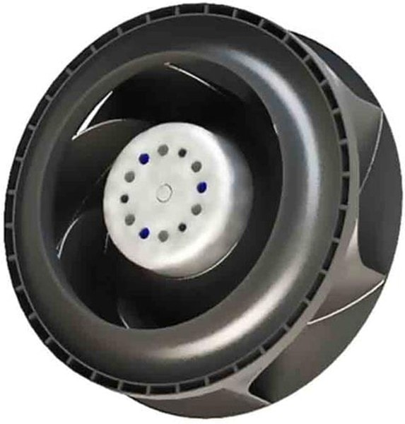 doc060681805 8025263501 GTB019FUG09R-V E1, Blowers & Centrifugal Fans EC Blower, 190x87.5mm Round, 230VAC, 587CFM, 172W, 76.5dBA, w/Inlet Nozzle, IP54 Hirschmann — изображение 1
