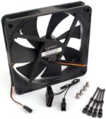 8048463201 Вентилятор Gembird S14025H-3P4M, 140x140x25, гидродин.подшипник, тихий, 3pin + Molex, провод 40см Hirschmann — изображение 10