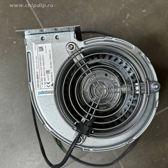 8026602741 Вентилятор Ebmpapst D2D133-AB06-31 360-380V 50/60Hz 0.20/0.25A 120/165W 2500/2600min-1 4pin Hirschmann — изображение 2