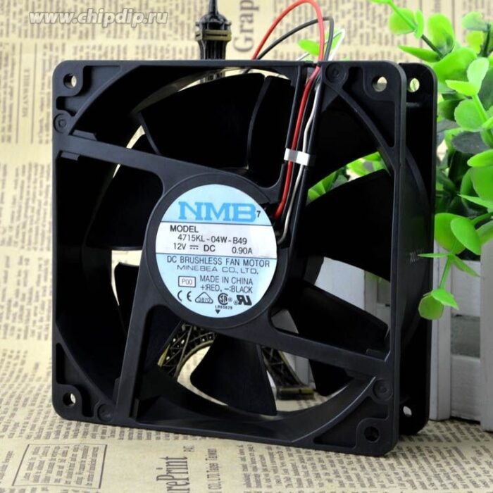 8044489759 Вентилятор NMB 4715KL-04W-B49 12V DC 0.90A 120X38 3pin Hirschmann — изображение 3