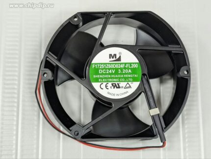 8041562155 Вентилятор Yimeng F17251Z60D024F-FL200 24V 3.20A 172x150x50 2pin Hirschmann