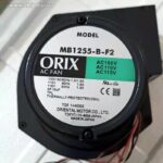 8041356336 ORIX AC FAN MB1255-B-F2 AC 100/110/115V 50/60Hz 1.3/1.6/1.6A Hirschmann