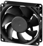 8020810976 GE80252B3-000U-AE9, Вентилятор осевой, 80х80х25мм,24В, DC, 0.137А, 3.29Вт, качения, 4200об/мин, 2 провода () Hirschmann — изображение 3