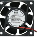 8044109687 Вентилятор Pelko Motors C6025L12BPCB1 12V 0.12A 60x25 2pin () Hirschmann