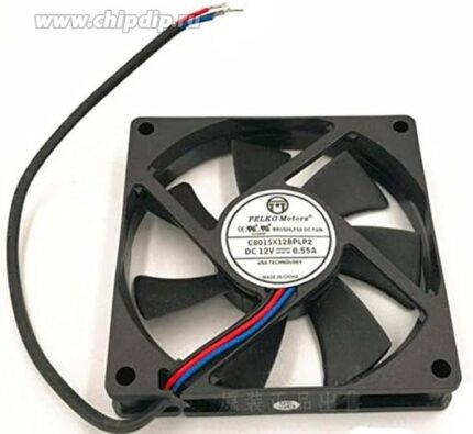 8044096154 Вентилятор Pelko Motors C8015X12BPLP2 12V 0.26A 80x15 3pin Hirschmann