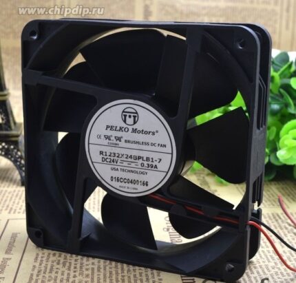 8044109781 Вентилятор Pelko Motors R1232X24BPLB1-7 24V 0.39A 120x32 2pin () Hirschmann