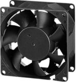 8007488604 PMD2408PMB3-A (2).GN, Вентилятор осевой, 80х80х38мм,24В, DC, 0.2А, 4.8Вт, качения, 4200об/мин, 3 провода Hirschmann — изображение 2