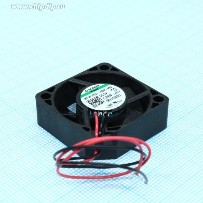 8055398096 Вентилятор Sunon MF30100V1-1000U-A99 5V DC 0.69W (0.14A) 30X10 2pin () Hirschmann — изображение 3