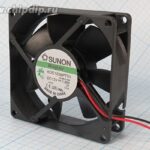 8035598211 Вентилятор Sunon KDE1208PTV1 80x25мм 12V 1.6W 0.15A 2pin () Hirschmann