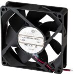 8029256285 CFM-9225BG68-257-533-20, DC Fans 92 mm square, 25 mm, 24 Vdc, ball, 5700 RPM, 101.2 CFM, TS, IP68 Hirschmann