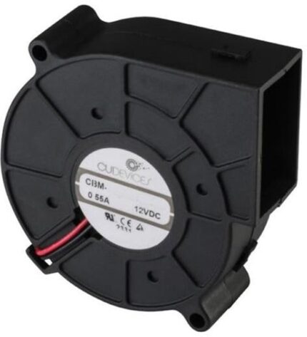 8029139517 CBM-7525B-135-416, Blowers & Centrifugal Fans dc blower, 75.2 x 74.2 x 25 mm, 12 Vdc, ball, 3500 RPM, 10.19 CFM Hirschmann