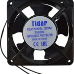 8045251327 Вентилятор 120x120x38, напряжение 220В, ток 0.14А, выводы 2L, подшипник скольжения, RQA12038HSL, Tidar Hirschmann