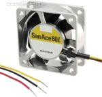 8005845935 109L0612S401, Fan Tubeaxial 12VDC Square - 60mm L x 60mm H Ball 23.0 CFM (0.644m³/min) 3 Wire Leads Hirschmann — изображение 3