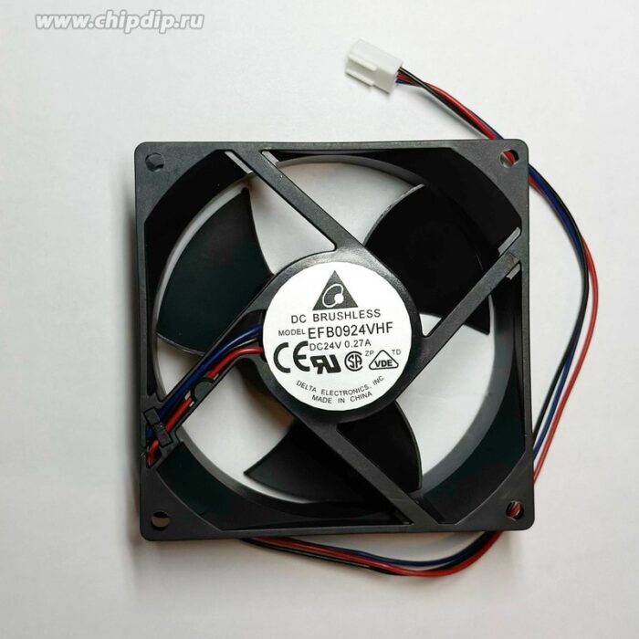 8044672905 Вентилятор Delta Electronics EFB0924VHF DC 24V 0.27A 92x32 () Hirschmann — изображение 2