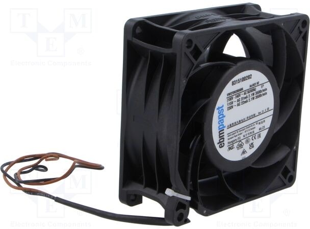 doc061472582 8036231122 AXIACI92R-00282, Fan: AC; axial; 92x92x38mm; 71m3/h; ball bearing; 3500rpm Hirschmann — изображение 1
