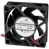 8031170147 CFM-6020B-250-368, DC Fans dc axial fan, 60 mm square, 20 mm, 24 Vdc, ball, 5000 RPM, 19.05 CFM Hirschmann