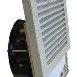 8031423075 OA172LFGS111TXC, AC Fans Louvered Filter Fan Slide Guard Kit with 254mm Fan, 209x97.3mm, 115VAC, IP54 Hirschmann