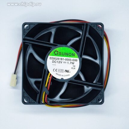 8012784141 Вентилятор Sunon EE80251B1-0000-G99 12v 1.7W 80x25 3pin Hirschmann