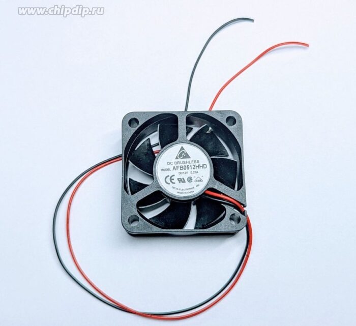 8045421548 Вентилятор Delta Electronics AFB0512HHD 12V DC 0.21A 50X20 2pin () Hirschmann — изображение 2