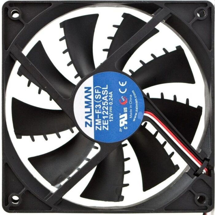 8003014941 Вентилятор для корпуса Zalman ZM-F3 (SF) 120х120x25 черный 3-pin 23дБ Ret Hirschmann — изображение 6