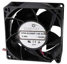 doc061734056 8032729024 CFM-9238BF-280-585-20, DC Fans dc axial fan, 92 mm square, 38 mm, 24 Vdc, ball, 8000 RPM, 108.91 CFM, TS Hirschmann — изображение 1