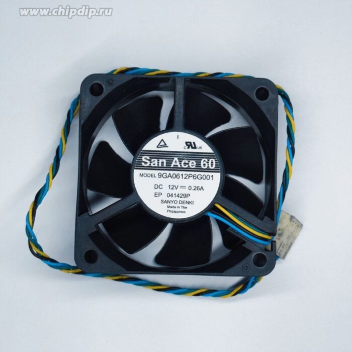 8036730810 Вентилятор Sanyo Denki San Ace 60 9GA0612P6G001 12V DC 0.26A 60X20 4pin Hirschmann — изображение 2