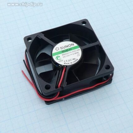 8041805698 Вентилятор SUNON MB60201V2-000U-A99 12V 0.079A 0.95W 60x20 2pin Hirschmann