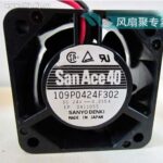 8013282454 Вентилятор Sanyo Denki 109P0424F302 24V, DC, 0.055A, 1.32W, качения, 6700об/мин, 40х40х28, 2pin Hirschmann