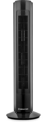 8021396431 Вентилятор напольный колонный, 3 режима, BRAYER BR4952BK, 50 Вт, черный Hirschmann — изображение 8