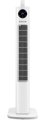 8045434394 Колонный вентилятор BRAYER BR4957, эл.упр.,пульт ДУ,вращение,мощ-ть60Вт, LED дисплей, 3 скор.Таймер Hirschmann — изображение 2