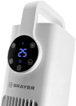 8045434394 Колонный вентилятор BRAYER BR4957, эл.упр.,пульт ДУ,вращение,мощ-ть60Вт, LED дисплей, 3 скор.Таймер Hirschmann — изображение 10