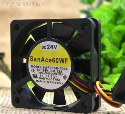 8017391021 Вентилятор Sanyo Denki San Ace 9WF0624H7D04 DC 24V 0.12A 3pin 60x15 Hirschmann