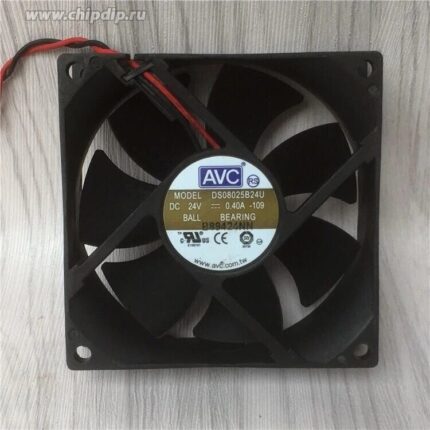 8017315123 Вентилятор AVC DS08025B24U-109 24V 0.40A 2pin 80x25 Hirschmann