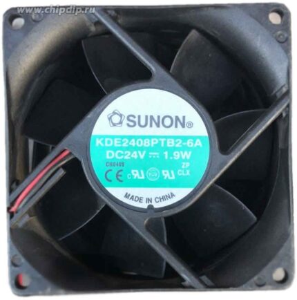 8045781925 Вентилятор Sunon KDE2408PTB2-6A 24V 1.9W 80x25 2pin () Hirschmann