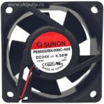 8046260619 Вентилятор Sunon PE60252BX-000C-A99 24V 0.19A 4.56W 60x25 2pin () Hirschmann