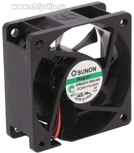 8044823640 Вентилятор Sunon MF60252VX-1000U-A99 24V 2.04W 60x25 2pin Hirschmann