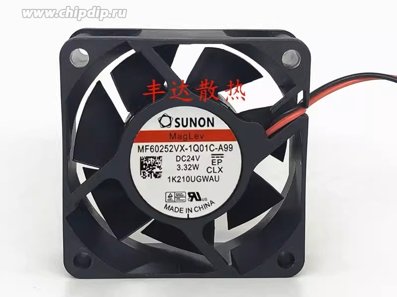 doc061949799 8044728265 Вентилятор Sunon MF60252VX-1Q01C-AA9 24V 3.32W 60x25 2pin Hirschmann — изображение 1