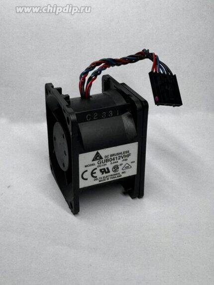 8008003743 Вентилятор Delta Electronics 12V 0.54A GUB0412VHF 6 pin 40x50x38/40x50x32 Hirschmann