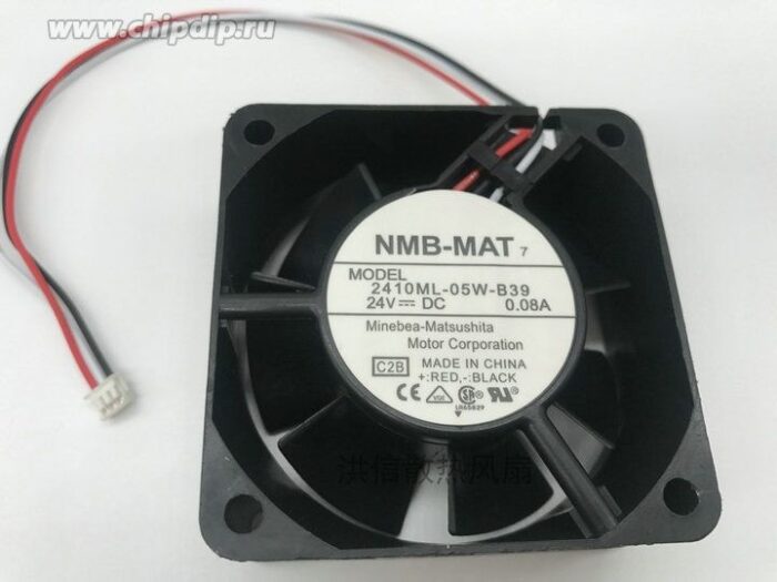 8017873498 Вентилятор Minebea 2410ML-05W-B39 ( RH7-5295 ) 60x25мм 24В 0.08А 3pin () Hirschmann — изображение 2