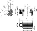 8034139867 QLZ06/0012A57-2513-150, QLZ060012 Series Blower, 230 V, 70m³/h, ac Operation, 186 x 93 x 83mm Hirschmann — изображение 2